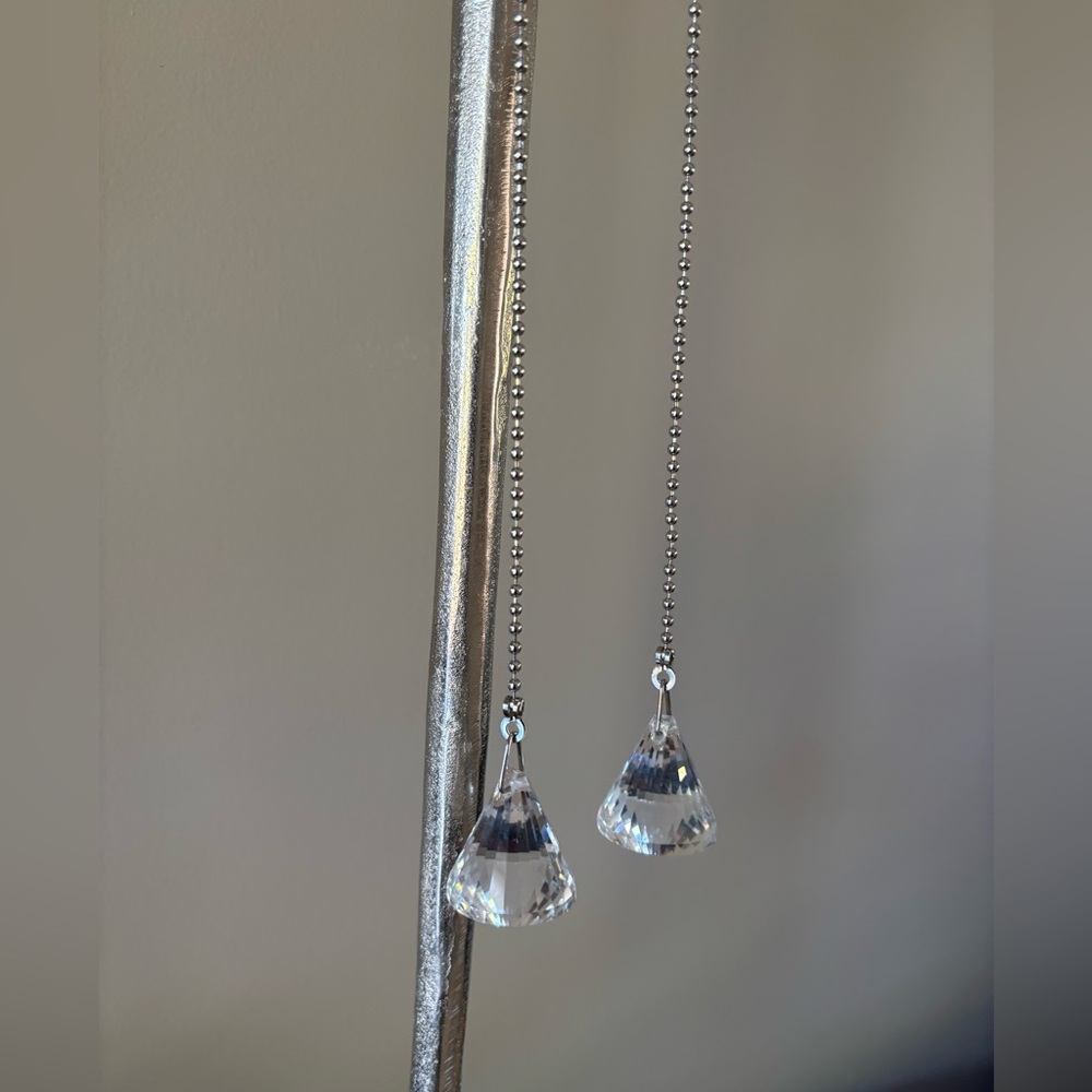 Chic Acrylic Crystal Ceiling Fan Pulls ✨